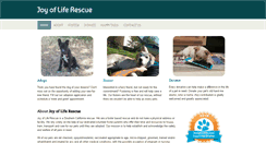 Desktop Screenshot of joyofliferescue.org