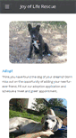 Mobile Screenshot of joyofliferescue.org
